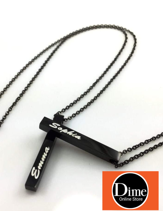 3D Bar Customized Necklace