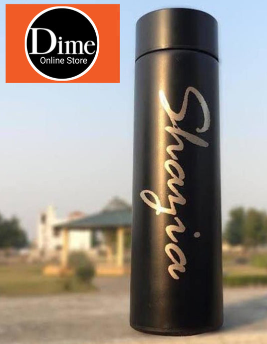 Temperature Bottle Customize Your Name LED Screen