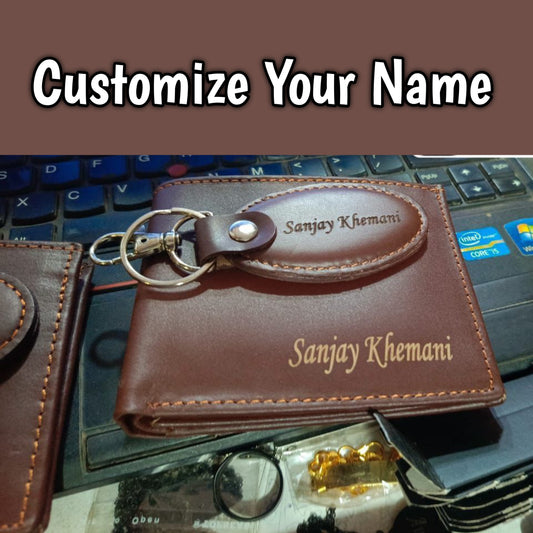 Customize Wallet, Key Chain With Name