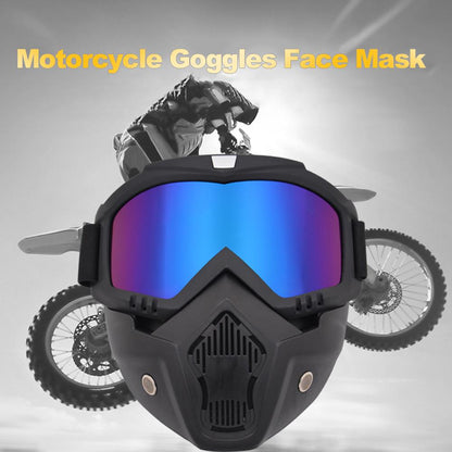 Bike Face Mask Goggles Stylish Design