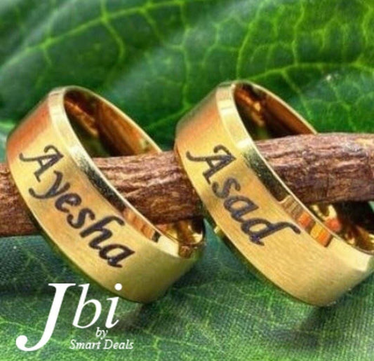 Customized Couple Name Ring 2